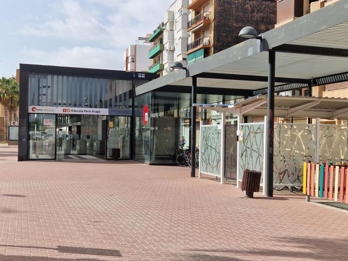 Casa 12 Pax Metro Alboraya Valencia Vila Exterior foto